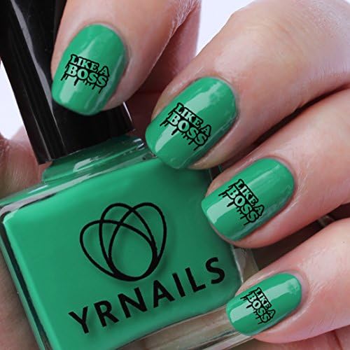 Like a Boss Nail Decals by YRNails
