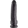 King Cock 9" Cock with Balls Black 9 Inch
