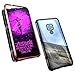 Produktbild QINPIN Für Huawei Mate 20/Mate 20 Pro Magnetic Adsorption Aluminiumlegierung Stoßfänger-Glas-Kasten-Abdeckung