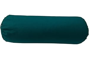 BROW FARM Yoga Bolster Filled with Organic Buckwheat Hulls - Deluxe