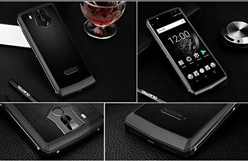OUKITEL K10 Smartphone 4G Android 7,1 OS, 6 Pollici(18:9) Schermo Telefoni, 13MP + 8MP Anteriore, 21MP + 8MP Posteriore Fotocamera 11000mAh Cellulari, Processore Octa-core da 2,0 GHz Telefonia Mobile con 6GB RAM + 64GB ROM, Doppio SIM, Impronta Digitale Posteriore - Nero