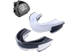 JOYJ Mundschutz Boxen, Sport Zahnschutz für Boxen, Kampfsport, MMA, Muay Thai, Hockey, Schützt Zähne, Zahnfleisch & Kiefer, BPA frei &inkl. Aufbewahrungsbox