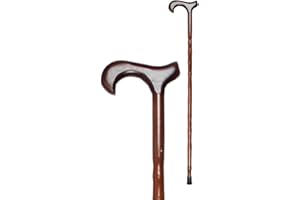 H HOME UNIVERSAL Home Universal® Bastón Ergonómico Antideslizante – Madera Clásica o Aluminio Ajustable – Ligero, Resistente y Extensible – Ideal para Adultos Mayores, Rehabilitación