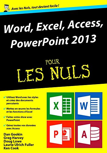 Word, Excel, PowerPoint et access 2013 Mégapoche Pour les Nuls