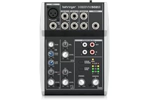 Behringer XENYX 502S Mixer analogico premium a 5 ingressi con interfaccia di streaming USB