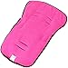 Universal Car Seat Footmuff to Fit All Car Seats - Raspberry (Black / Pink)