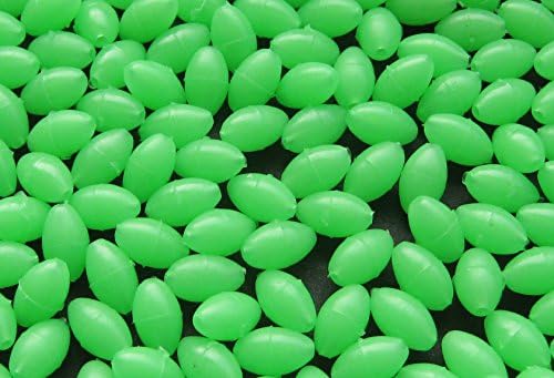 100 x Lumi Oval Rig Beads 5 x 8mm