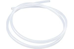 LAVMHAB Silikonschlauch 6mm ID x 8mm OD 1.5 Meter Länge, Lebensmitteltaugliche Schläuche Flexibler Schlauch Klar Wasser Luft Rohre für die Pumpe übertragen