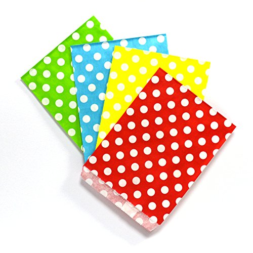 100 Frau Wundervoll Papiertüten - Design Mix - 4 Designs mit je 25 Papiertüten / Geschenktüten / Candy Paper Bags