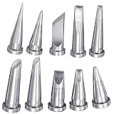Alta resistencia y dureza Consejos de hierro de soldadura Werse 10Pcs para Weller WSD81 WSP80 Punta de cautín WD1000 WP80 LT