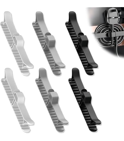Organizer Per Cavi Autoadesivo A Forma Di Farfalla | Set Da 8 Pezzi In Silicone TPR Alimentare | Per Tenere In Ordine Cavi Elettrodomestici In Cucina
