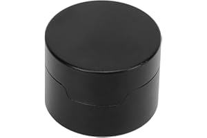 Funmix Billard-Kreidekoffer, kompatibel mit Taom-Kreide, runder Pool-Queue-Kreidehalter, Aluminiumlegierung, Kreidebox für Billard