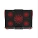 Produktbild SHIQUNC DDSS Notebook Cooling Pad, 12"-17" Laptop-Gaming-Cooling Pad, leise Lüfter 5, LED-Lampe, und Zwei USB 2.0-Anschlüsse, verstellbare Halterung