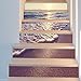 Produktbild QQA 6PCS Treppe Mauer Aufkleber Dekorativ Wasserdicht 3D Selbstklebend Wasserfall Abziehbilder DIY Kunst Wandgemälde Entfernbar Treppe Vinyl