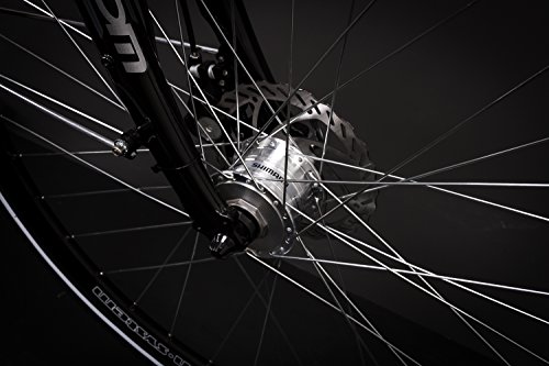 28″ Alu Damen Fahrrad MIFA Shimano 21 Gang Scheibenbremse Nabendynamo schwarz - 5