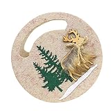 iStary Weihnachtsfilz Geschenktüten Süßigkeits Beutel Tragbare Muster Beutel Handtaschen Tasche Hochzeit Jahr-Feiertags-Weihnachtsdekorationen by