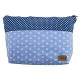 Wickeltasche, Reisebeutel, Kulturtasche, Stern blau ❤...