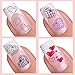 Produktbild Water Decal Nail Art Sticker Set - Hearts (007,113,009,010) by www.nailartuk.co.uk