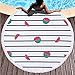 Produktbild Runde Strandtuch Picknickdecke Dicke Tapisserie Mit Quaste Urlaub Picknick Reise Yoga Matte Schwimmen Schal Wrap Sonnenbaden Blätter Camping Gym Sport Handtuch B