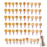 Pinzas de foto de madera para cualquier decoración de fiesta, tales como: boda / cumpleaños / baby shower / Sagrada comunión / Navidad / Pascua / Halloween / bautismo.