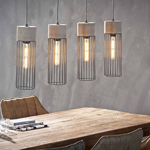Preisvergleich Produktbild MSZ Design Pendelleuchte Hängeleuchte Concrete TOP mit 4 Schirmen