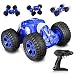 Produktbild GBlife RC Auto, Fernbedienung 4WD 2,4 GHz Ferngesteuertes Auto Geländewagen Auto mit Einem klick umschaltbar Auto 10 km/h Twist Driving Doppelseitig Einfach zu steuern und Spielzeug zu Klettern Blau