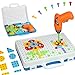 Produktbild Mosaik Steckspiele mit Akkuschrauber Kinder Montage Spielzeug Werkzeug DIY Kreatives Spielzeug Bauen für Kinder Mädchen Jungen ab 3 4 5 6 7 8 9 Jahre