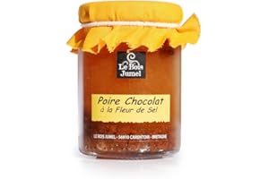 BISCUITERIE DES MARAIS Confiture poire & chocolat à la fleur de sel 110g