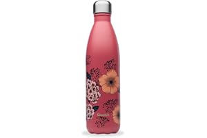 Qwetch - Bouteille Isotherme Originals Anémones 750ml - 24h Froid et 12h Chaud - Etanche & Réutilisable - Gourde inox isotherme pour Sport, Voyage, Bureau, Randonnée