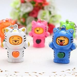 UChic 5 STÜCKE Kreative Neuheit Dekompression Spielzeug Gesicht Ändern Puppe Cartoon Bär Schlüsselbund Nettes Geschenk Hängen Für Kinder Geschenk Bei Farbe Nach Dem Zufall