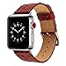 Produktbild Armband für Apple Watch 38mm,PU Leder Ersatzband mit Edelstahl Gürtelschnalle Leder Uhrenarmband für Apple Watch 38mm Series 1/2/3 (Q) (13)