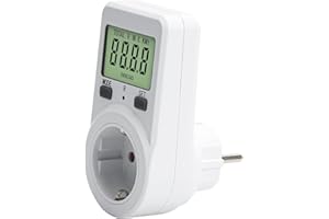 ZOOTSING ZOOTING Contatore Elettrico per Presa, Misuratore Costo Energia, Contatore Elettrico, Contatore Consumo Elettrico, Contatore Elettrico, Wattmetro LCD, Avviso di Sovraccarico, 3680W