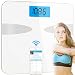 Produktbild Personenwaage körperwaage körperfettwaage körperanalysewaage, Digitalwaage aus Sicherheitsglas, bis 180kg/400lbs mit APP für Gewicht, BMI, Körperfett, Wasser, Muskelmasse mit Großem LCD-Display