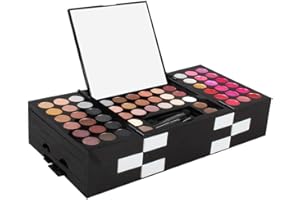 MKNZONE 142 Couleurs Palette de Maquillage Fards à Paupières - Best Pro Ultra Pigmented Eye Shadow Multi Couleurs Glitter Powder Natural Longue Waterproof