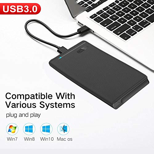 Preisvergleich Produktbild perfecthome 3.0 Mobile Clamshell-Festplattenbox, 2,5-Zoll-Notebook-SATA-Hochgeschwindi...