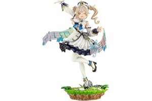 Xinchangda Anime Charakter Figur Barbara/Lumine/Äther Action Figuren 20CM PVC Modell Statue mit Landschaft Basis Sammlung Modelle Ornamente Spielzeug