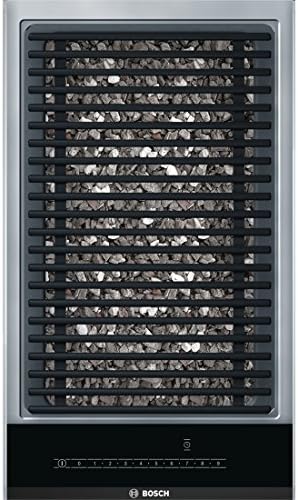 Bosch Serie | 6 PKU375FB1E barbecue - barbecues & grills (Tabletop, Black, Rectangular, Stainless steel)