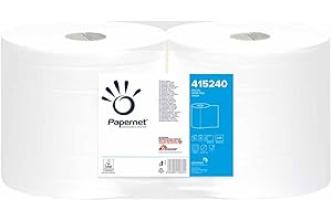 Papernet 415240 – Bobinas Secador Industrial – Rollos toallas de papel – 2 rollos de papel – 2 unidades de 600 hojas