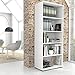 Produktbild PROFI Bücherragel 5OH Regal Standregal Holzregal Wandregal Schrank Büro Weiß