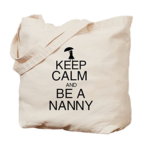 CafePress Keep Calm And Bake On Tote Bag – Natural Canvas Reusable Shopping Bag - View #8