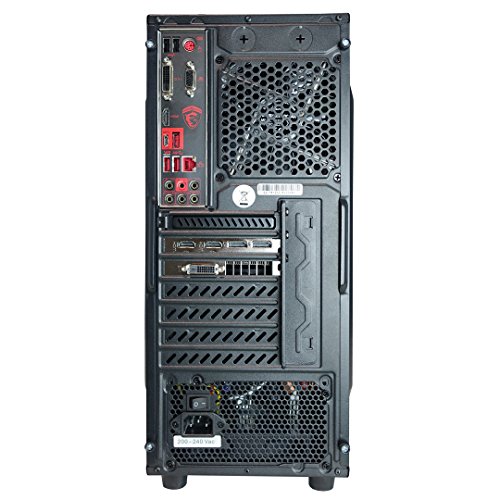 nitropc – PC Gamer Optimus (CPU Quad-Core i5: 4 x 3.80 GHz, T. Grafikkarte NVIDIA GeForce GTX 1050 2 GB, HDD 1 TB, RAM 8 GB + WINDOWS 10 * 64 Bit) PC Gamer, Gaming PC, Computer für PC Spiele, für Spiele 32GB,SSD240,2TB,W10,1050Ti4GB - 2