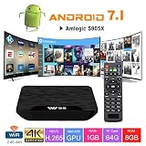 MEJORADA AMLOGIC S905X POTENTE PROCESADOR - Mejorada Quad core Amlogic S905X Cortex-A53, hace que las aplicaciones manejados más fácilmente en comparación con otros dispositivos de chipset y permite disfrutar de numerosos juegos, APK y películas.