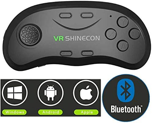 Tang Wireless Bluetooth Remote Control, Bluetooth Joystick VR Wireless Gaming Controller Gamepad Remote Control VR Joystick for Headset with iOS/Android Smartphones
