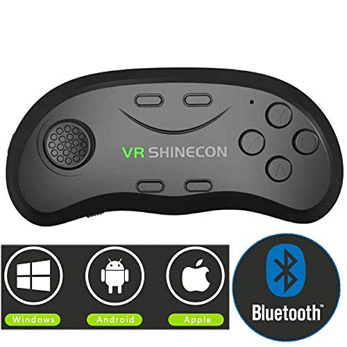 Tang Wireless Bluetooth Remote Control, Bluetooth Joystick VR Wireless Gaming Controller Gamepad Remote Control VR Joystick for Headset with iOS/Android Smartphones
