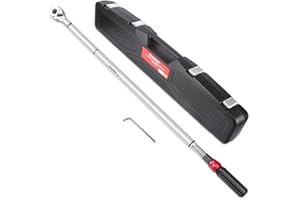 FOURROBBER 3/4" Clé Dynamométrique 200-800 Nm Voiture,comprenant des inserts spéciaux pour boulons de roue,Clé de Torsion