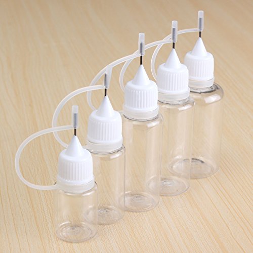 KING DO WAY 10-100pcs 5-30ml PET leer Tropfflasche Transparente Ölflaschen Rauch flasche Spritzflasche Liquidflasche Flasche mit Nadelspritze E-Zigaretten Liquid elektrische Zigaretten Flasche 30ml - 7
