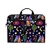 Produktbild Ahomy 14-14,5 Zoll Laptop-Tasche, Tropische Blume, Kaktus, Einhorn, Stern, Mond, multifunktional, Stoff, wasserdicht, Laptop-Tasche mit Schultergurt