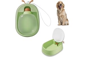 DAKLOP Borraccia portatile per cani, borraccia cane, borraccia per cani, borraccia cane portatile, per viaggi, PP+PE+PET, 14x21cm, 500ml