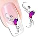 Longwithin 3D Nail Art Tips Stickers False Nail Cat Design Manicure Decals