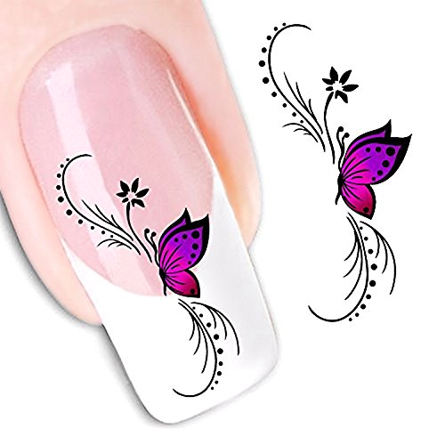 Longwithin 3D Nail Art Tips Stickers False Nail Cat Design Manicure Decals